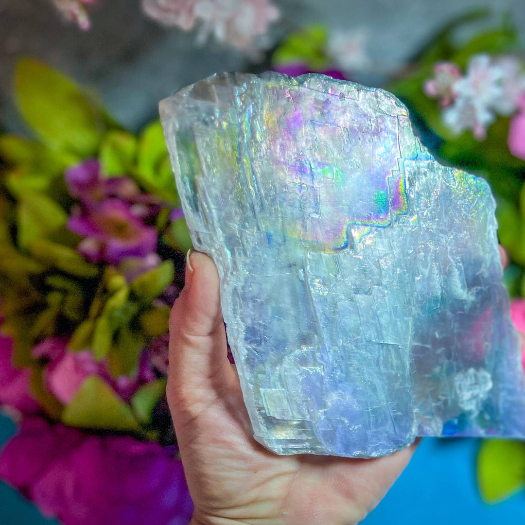 Large Raw Aura Selenite