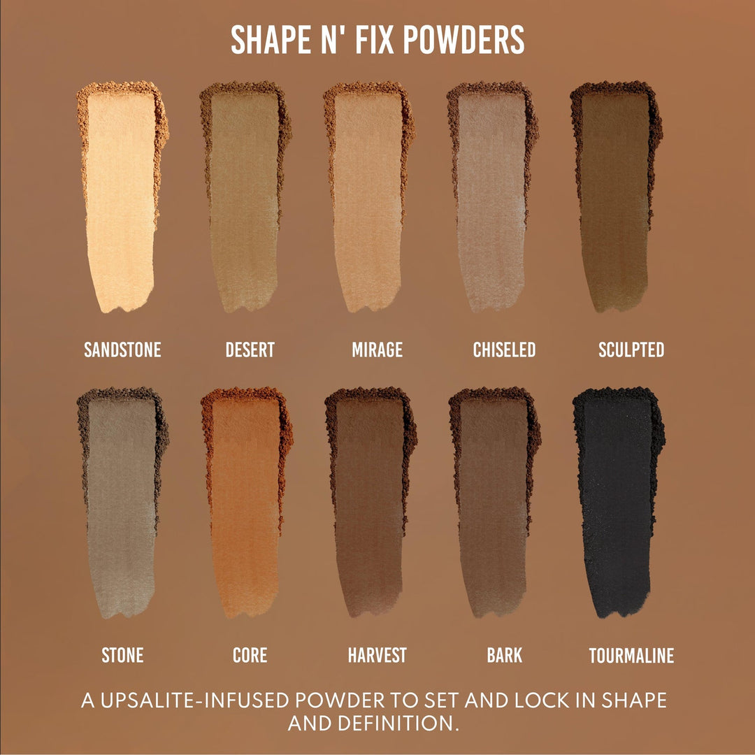 Danessa Myricks Groundwork Palette Shape N' Fix Powder swatches