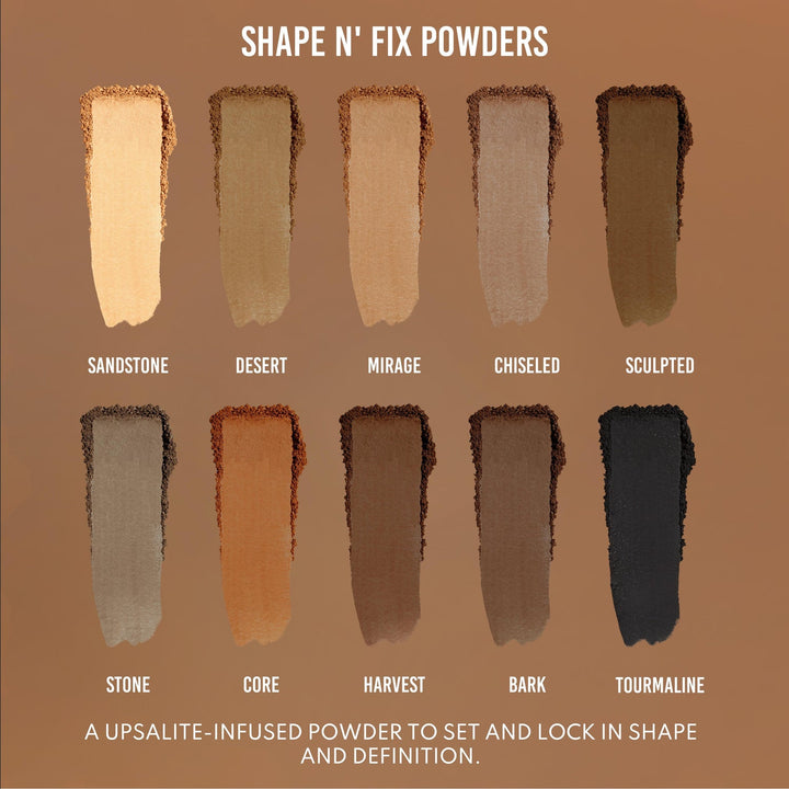 Danessa Myricks Groundwork Palette Shape N' Fix Powder swatches