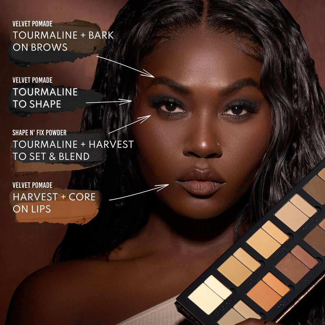 Danessa Myricks Groundwork Palette uses  - Dark skin