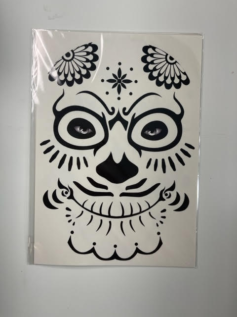 The Makeup Altar Day of the Dead Temporary Mask