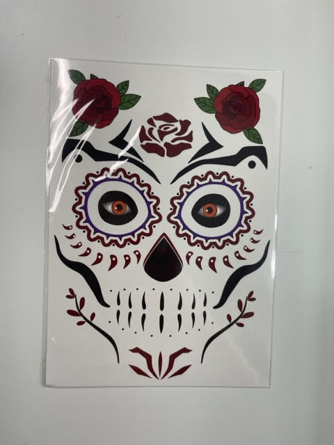 The Makeup Altar Day of the Dead Temporary Mask