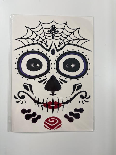 The Makeup Altar Day of the Dead Temporary Mask