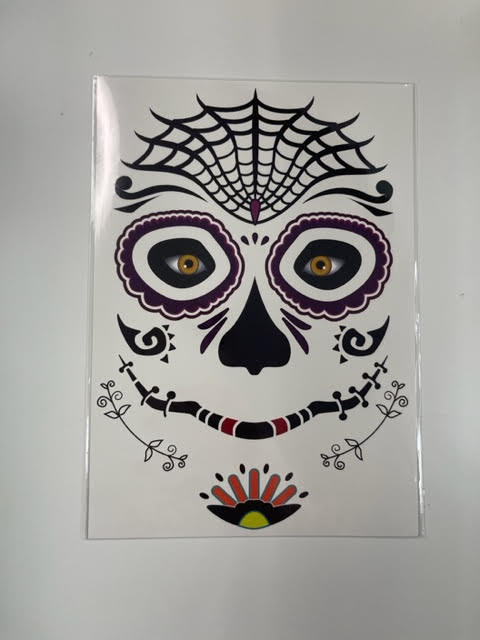The Makeup Altar Day of the Dead Temporary Mask