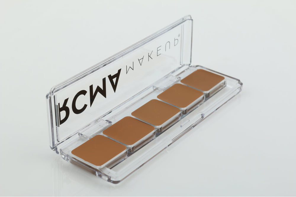 5 part "Series Favorites" palette - Shinto Dark open at an angel