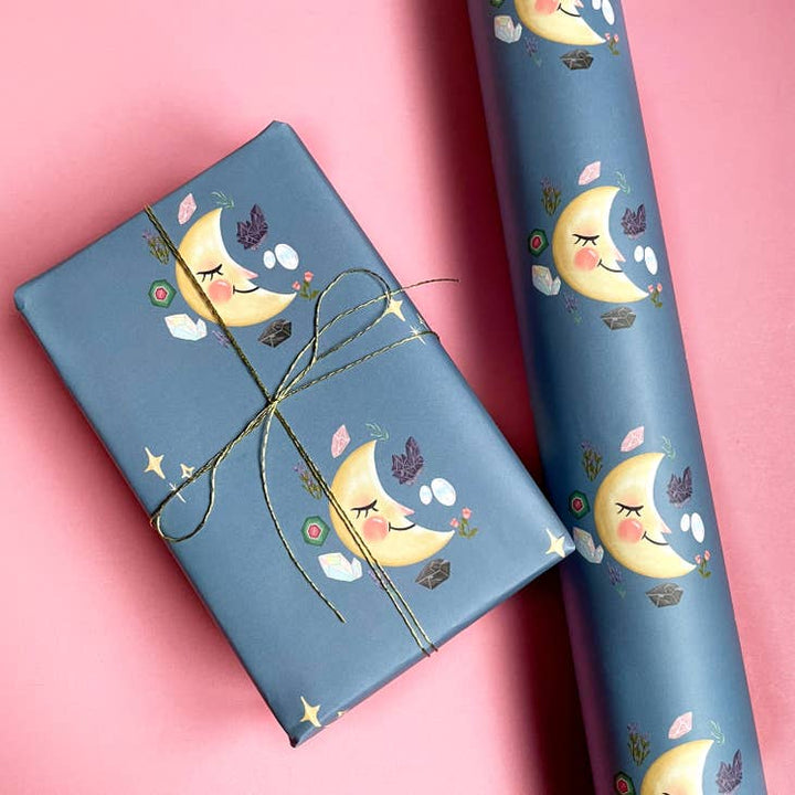 Crystal Magic Moon Wrapping paper