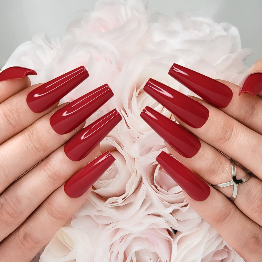 Image of Hypnaughty Passion XL Coffin Press-On Nails