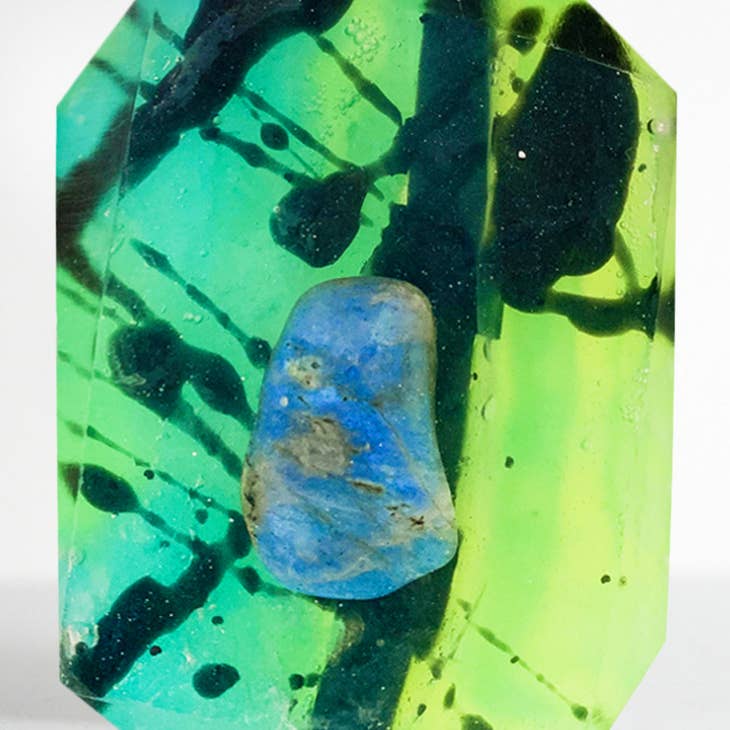 Northern Lights- 5oz Crystal Infused Bar Soap