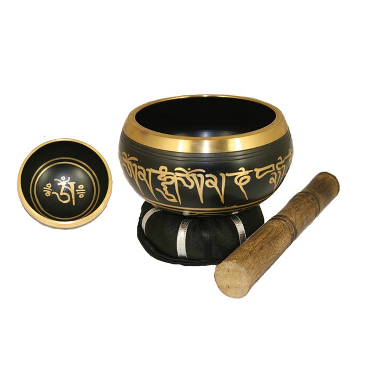 Black Tibetan Singing Bowl