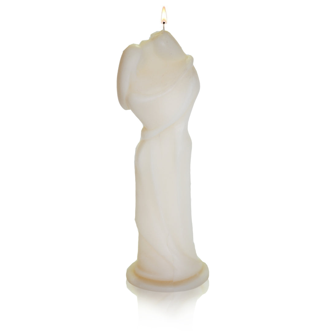 Image of Stone Candle Kissing Couple Candle