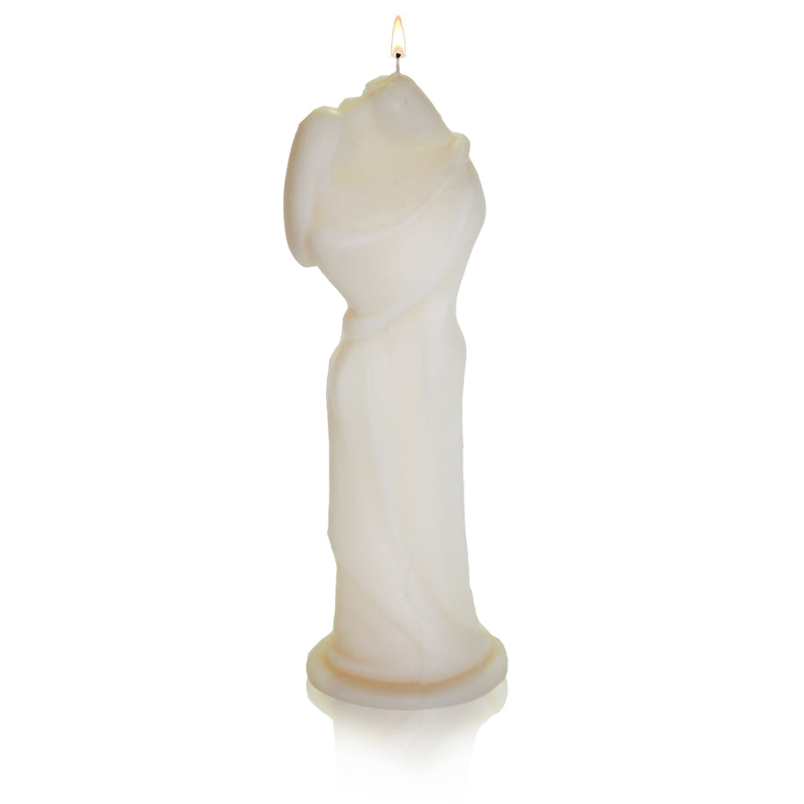Image of Stone Candle Kissing Couple Candle