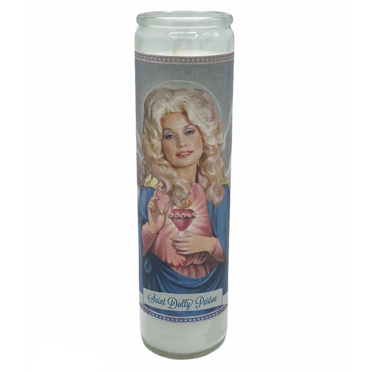 Image of The Luminary Dolly Parton Devotional Prayer Saint Candle