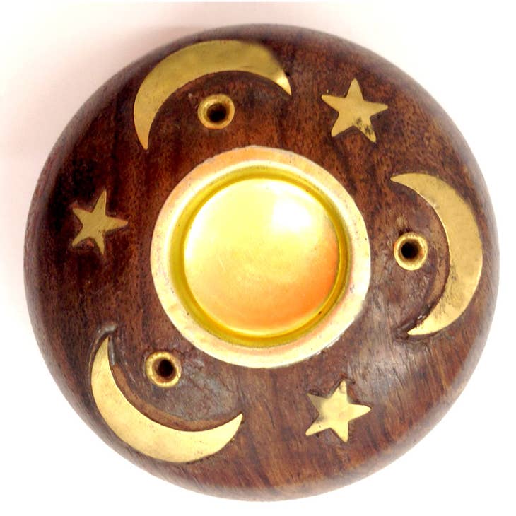 Incense Burner | Moon Celestial Cone Wood Burner