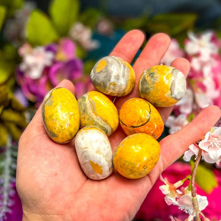 Bumblebee Jasper Tumbled Stone