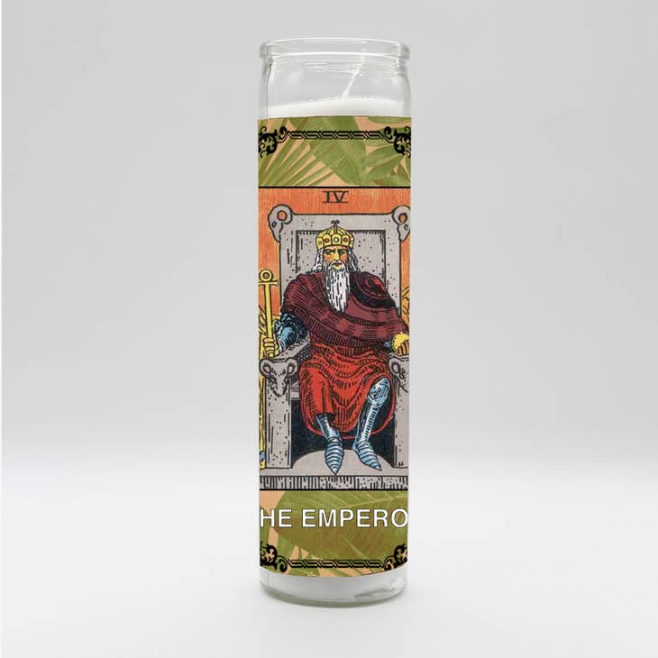 The Emperor Tarot- Candle