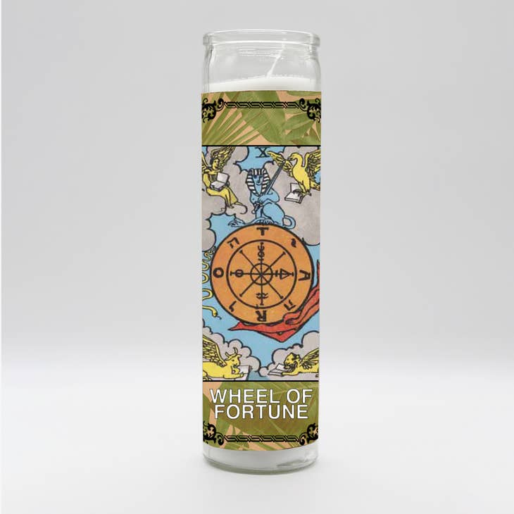 The Wheel of Fortune Tarot-Candle