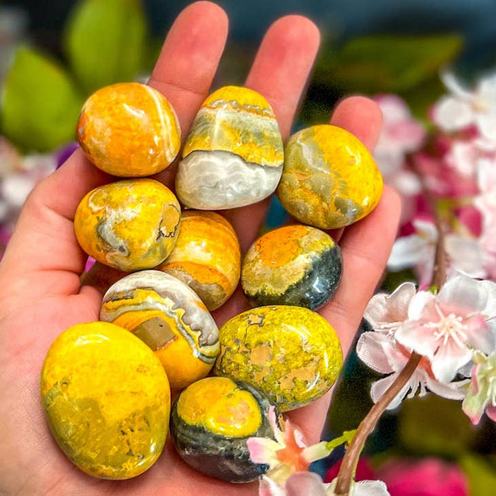 Bumblebee Jasper Tumbled Stone