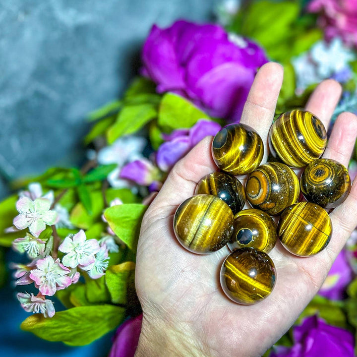 Gold Tiger'S Eye Spheres