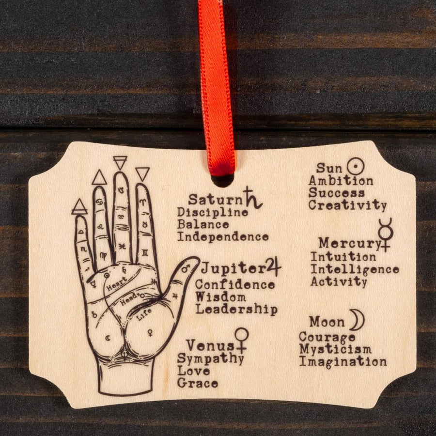 Image of Phoenix Revolution Press Palmistry Ornament