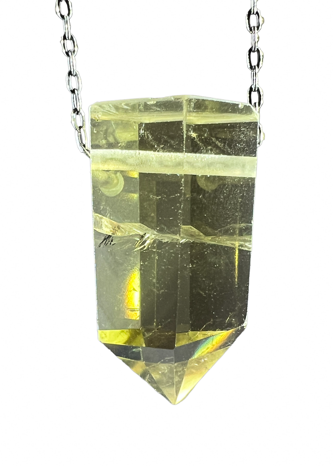 Image of Joseph Brooks Citrine Quartz Crystal Necklace
