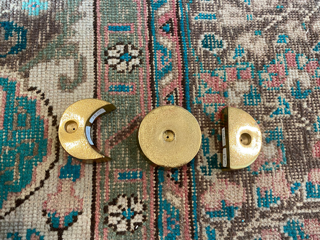 Crescent Moon Chime Candle Holder