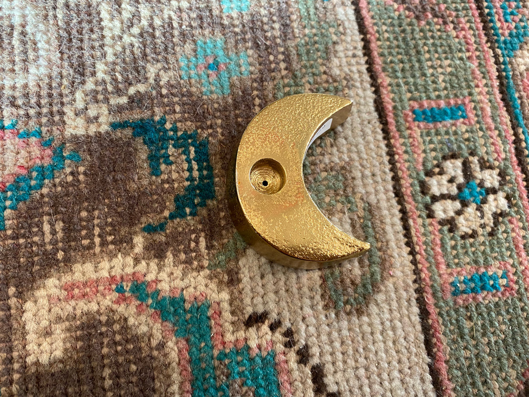 Crescent Moon Chime Candle Holder
