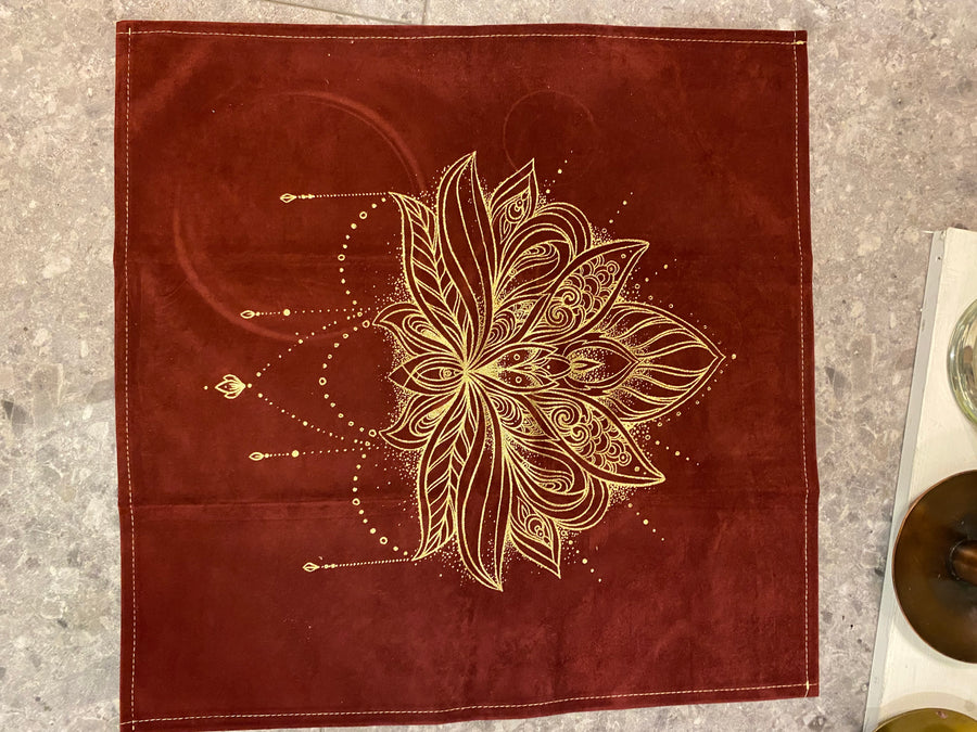Image of Tamed Wild Lotus Flower Altar Cloth