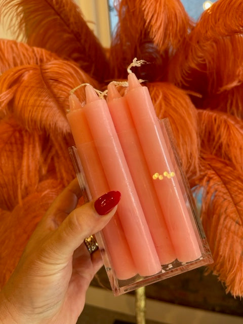 Image of The Makeup Altar Pink Taper Candle