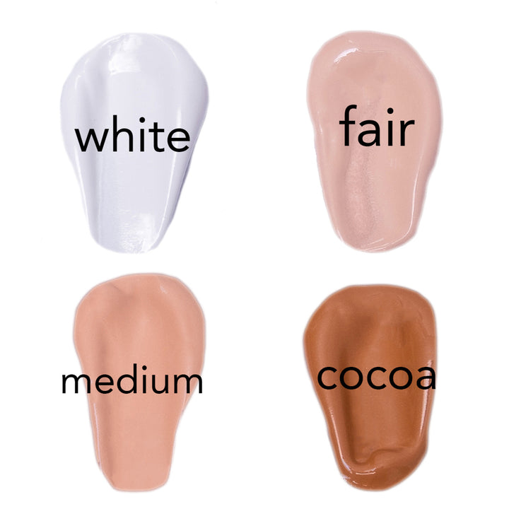 Clean Canvas Eye Concealer and Base shade swatches