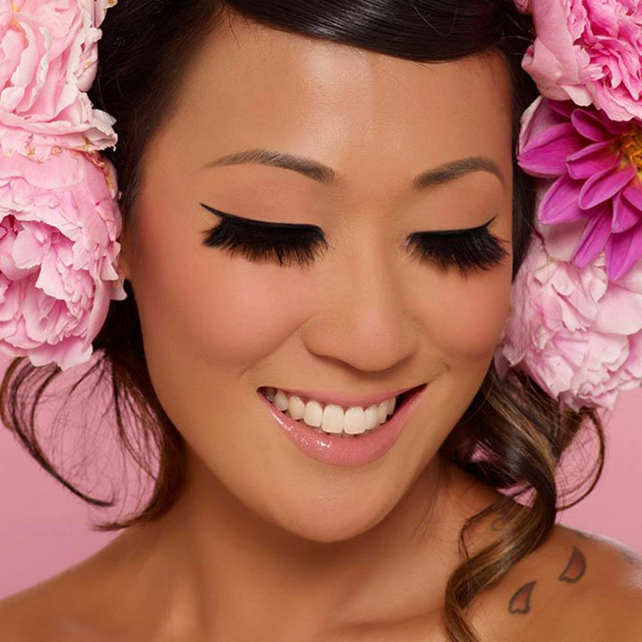 Glitter & Glam Book with a simple complexion look