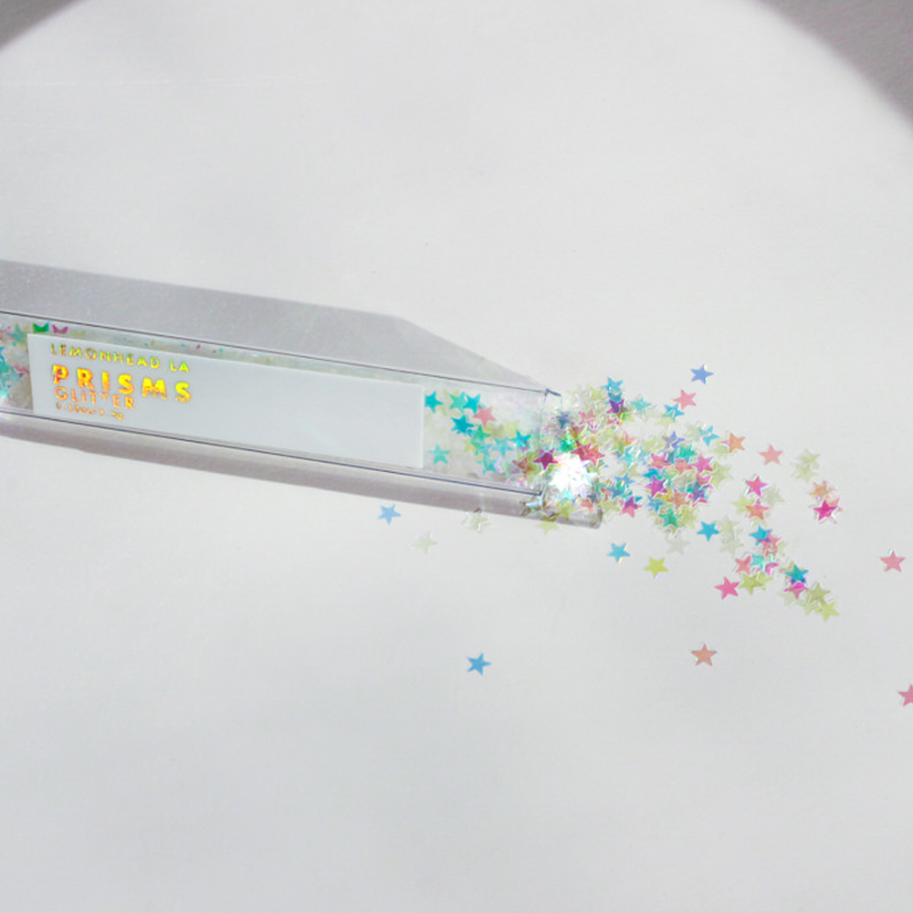Lemonhead White Rainbow Stars Prisms