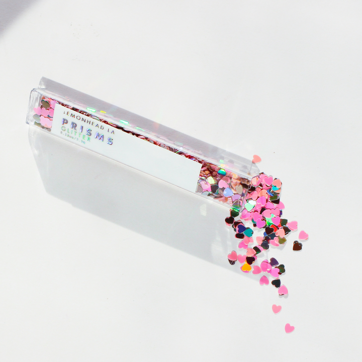 Lemonhead Two Of Hearts: Pink/Silver Prisms