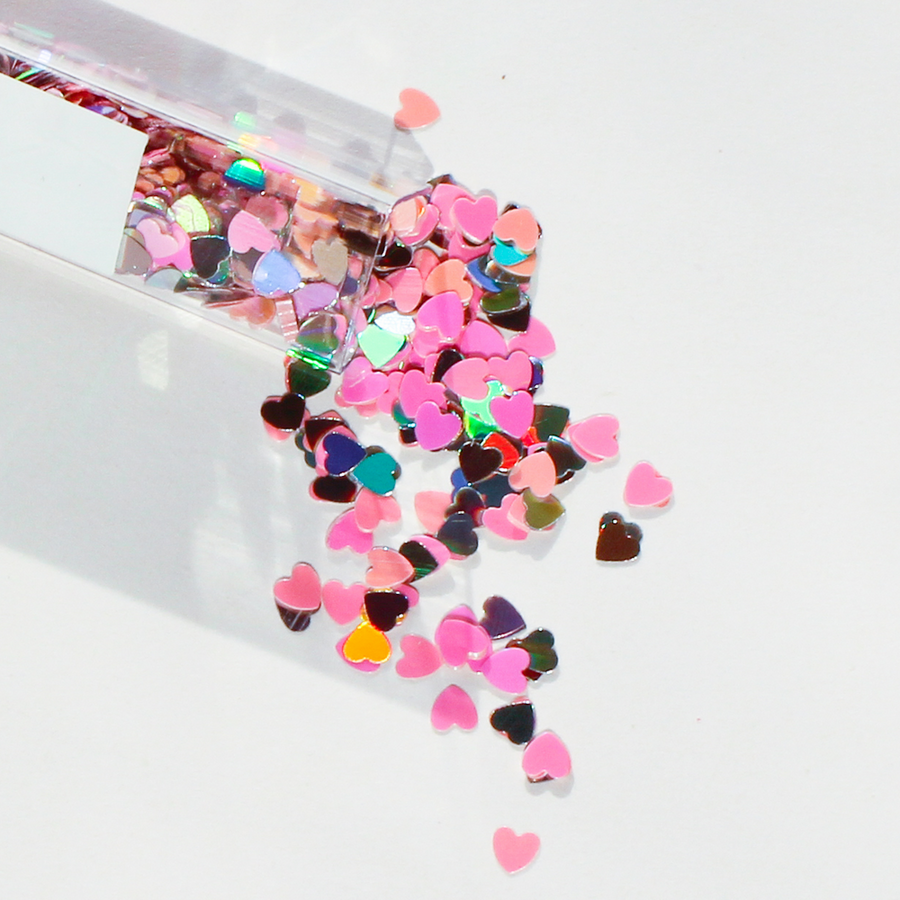 Image of Lemonhead Two Of Hearts: Pink/Silver Prisms