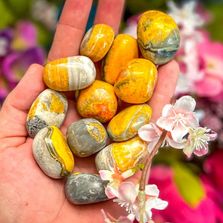 Bumblebee Jasper Tumbled Stone