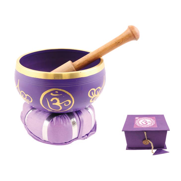 Purple 7 Chakras Singing Bowl