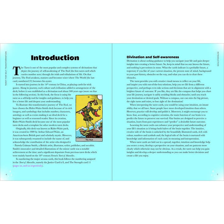 Tarot For Self-Transformation introduction