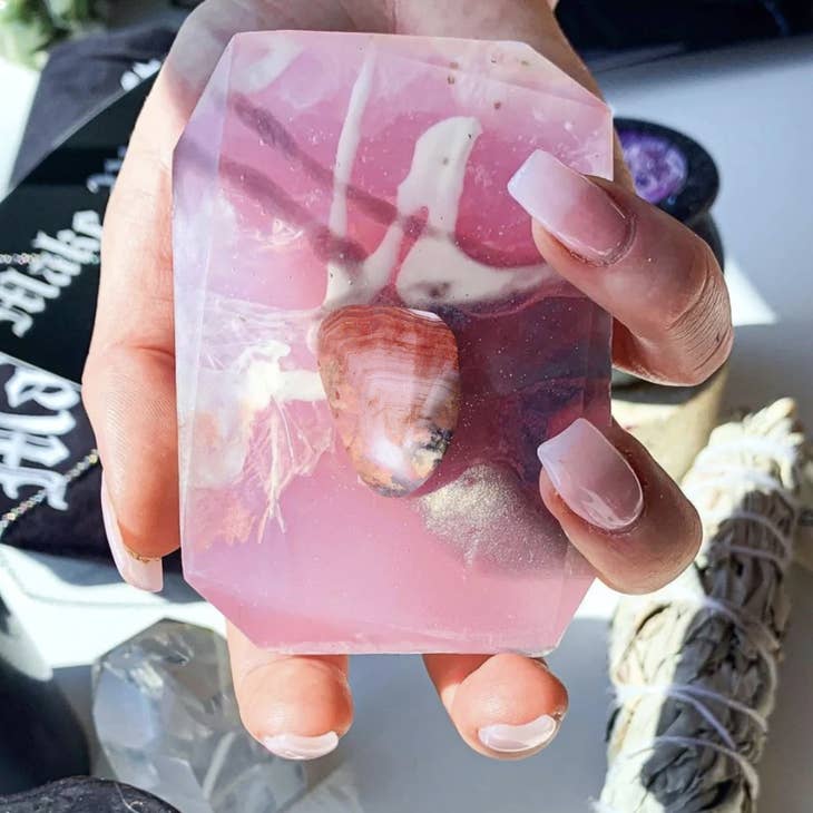 Awaken the Sorceress - 7 oz Crystal Infused Bar Soap