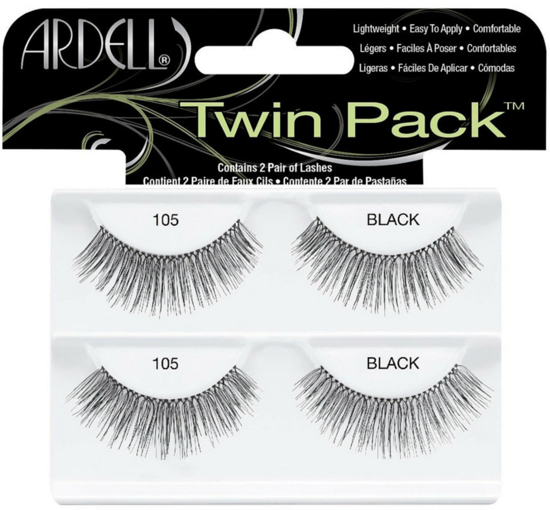 Ardell Twin Pack Lashes - 105 Black