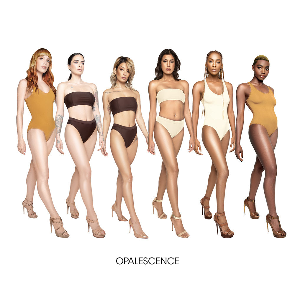Opalescence Gleam Face & Body Radiance on different skin tones