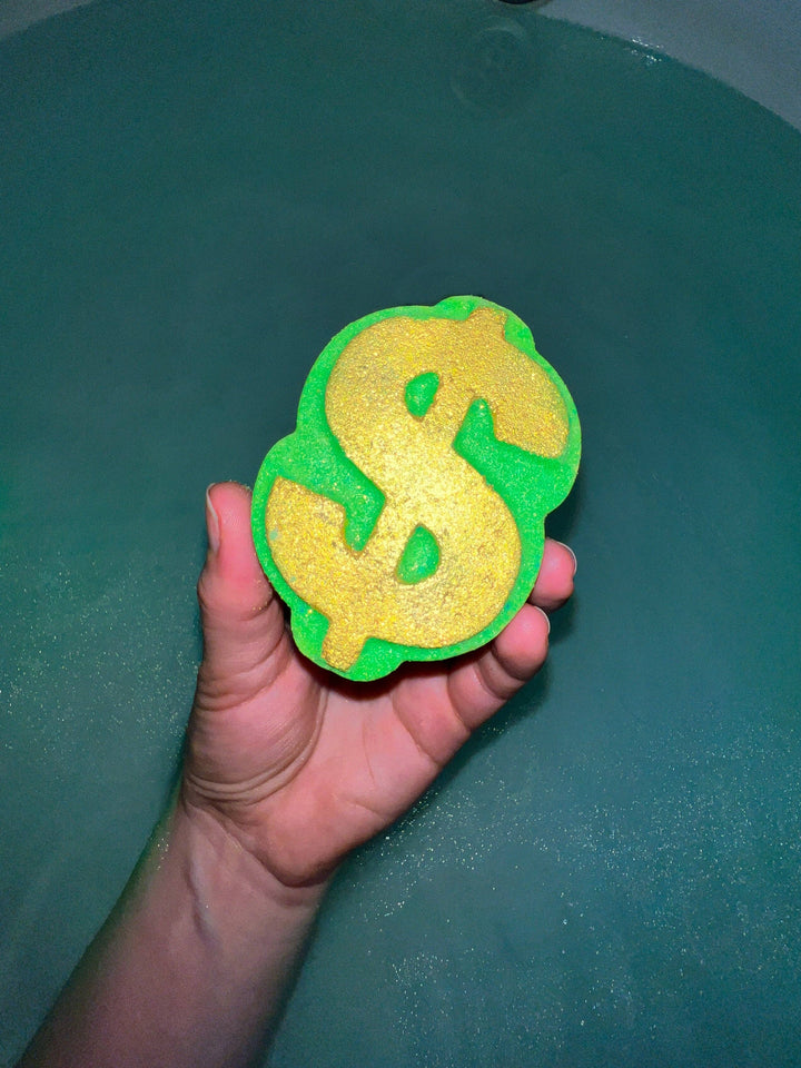 Lucky Dollar - Crystal Infused Bath Bomb