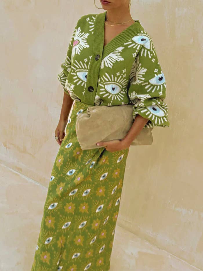 Evil Eye Knit Cardigan