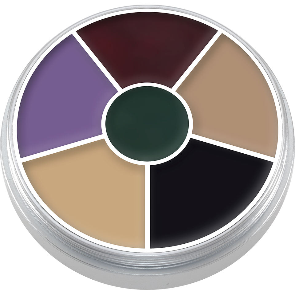 Black Eye Cream Color Circle from the top