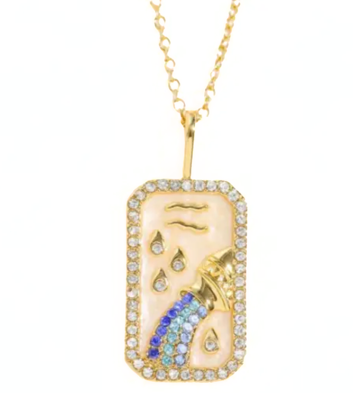 Aquarius-Astrological Zodiac- Tarot Card Collection