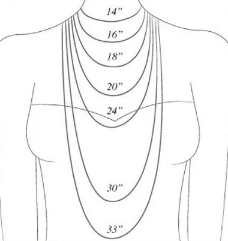 necklace length chart