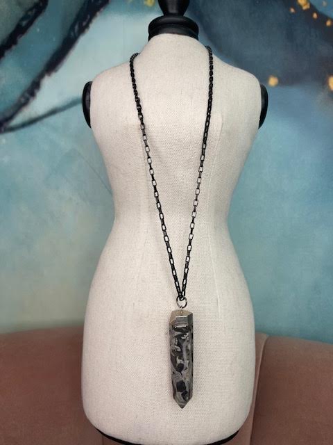 Robyn Rhodes Zebra Jasper Handmade Necklace