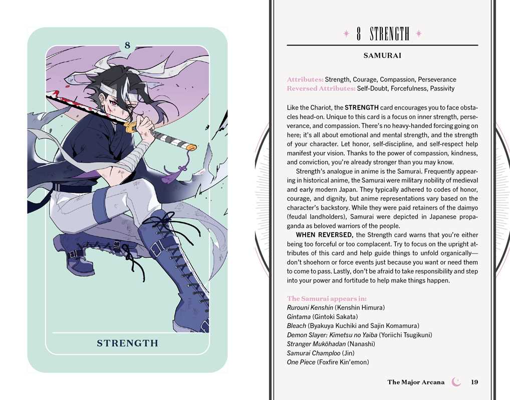 Anime Tarot Deck and Guidebook by Natasha Yglesias