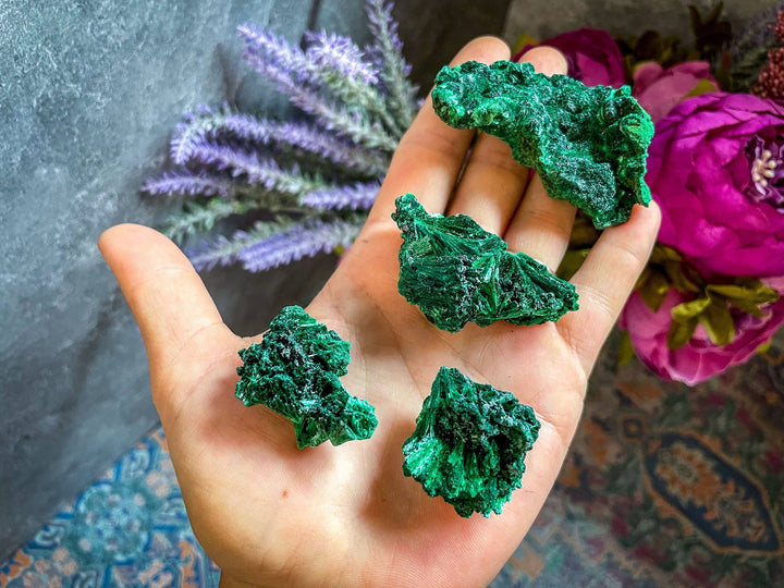 Fibrous Malachite from the Congo