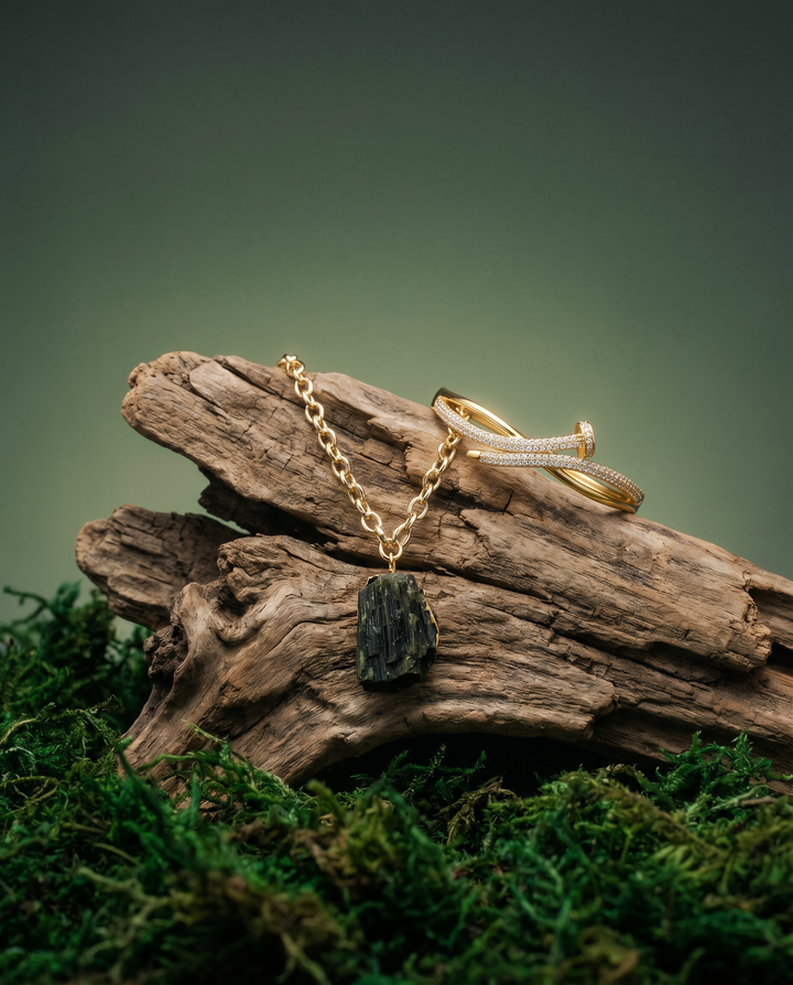 The Green Tourmaline Power Necklace