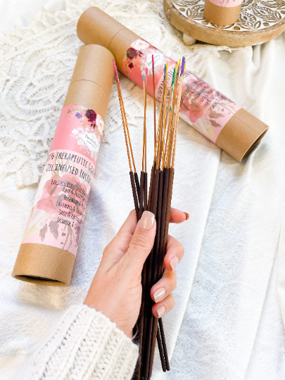 100% Therapeutic Grade Essential Oil Incense Sticks