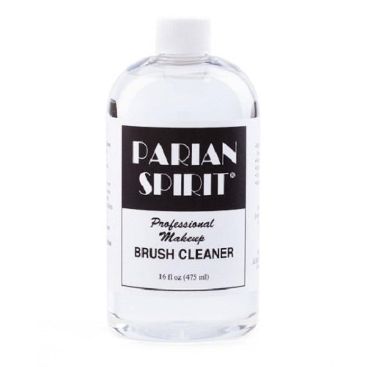 Bottle of Pariian Spirit Professional Makeup Brush Cleaner on a white background